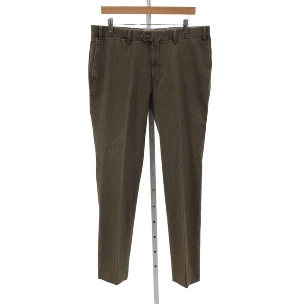 Hiltl Mens Brown Cotton Chinos Size 54